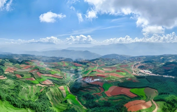 Dongchuan Red Soil Land: Rainbow Falling to Earth and Epic of Agricultural Civilization-3