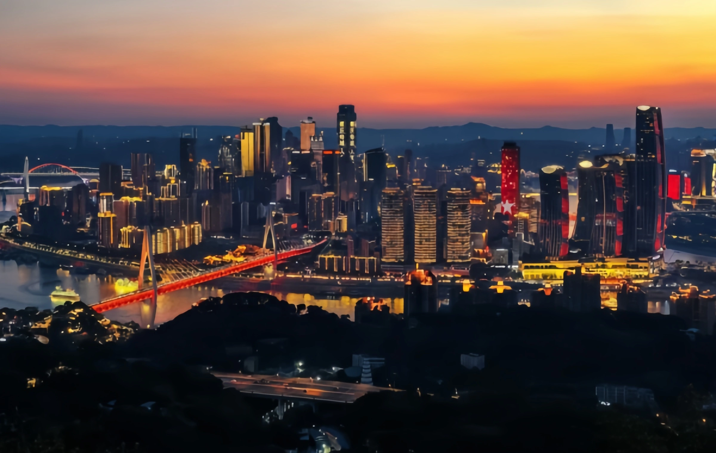 Chongqing Nanshan Scenic Area: A Three Dimensional Sky Garden Suspended in the Urban Sky