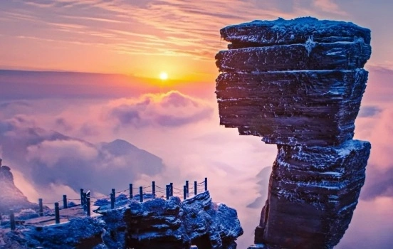 Fanjing Mountain: Pilgerfahrt in die Sky City und das reine Land über den Wolken-2