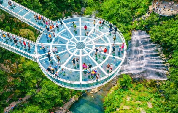 Voyage d'une journée à Guangzhou: la gorge de Gulong de Qingyuan & Sky-High Adventures