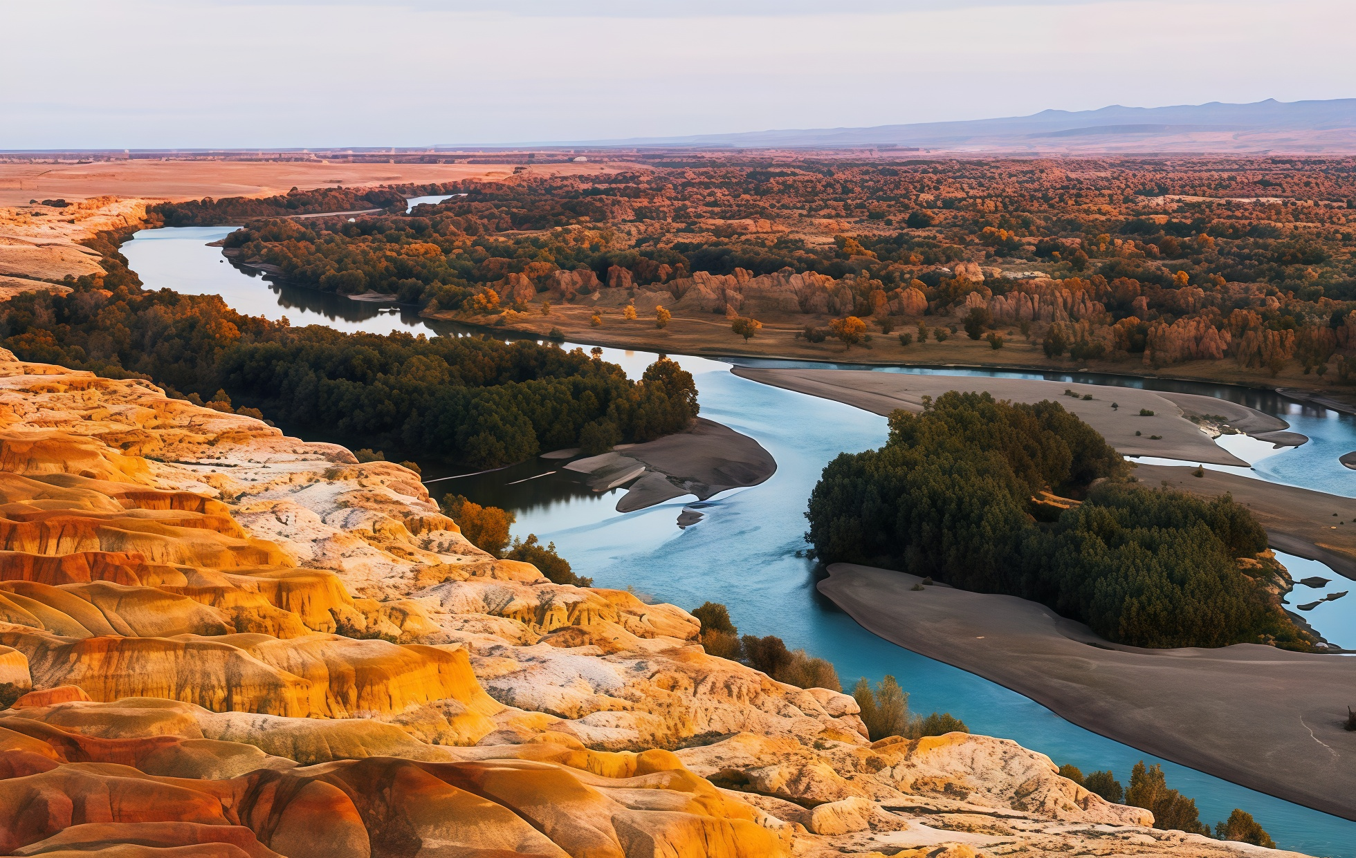 Wucaitan: God's Spilled Palette—A Fantastical Realm Divided by a River-3